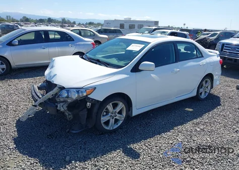 2013 Toyota Corolla S из США, поврежденный, VIN 2T1BU4EE7DC936458